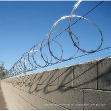 Alambre de púas galvanizado barato de la maquinilla de afeitar